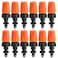 DGZZI Drip Irrigation Misting Nozzles 12PCS Adjustable Garden Sprinkler Head Atomizer