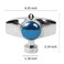 Hourleey 360 Degree Metal Spot Sprinkler 2 Pack Circle Pattern Sprinkler with Gentle Water Flow for Small Area Yard Lawn Garden Watering Coverage Up to 30FT Blue