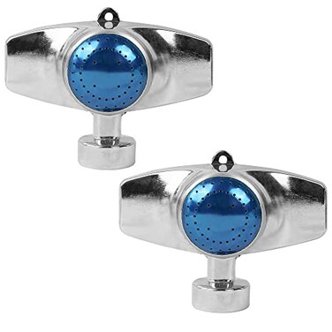 Hourleey 360 Degree Metal Spot Sprinkler 2 Pack Circle Pattern Sprinkler with Gentle Water Flow for Small Area Yard Lawn Garden Watering Coverage Up to 30FT Blue
