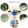 Hourleey 360 Degree Metal Spot Sprinkler Lawn Sprinklers for Yard Circle Pattern Sprinkler with Gentle Water Flow for Small Area Yard Lawn Garden Watering Coverage Up to 30FT 4