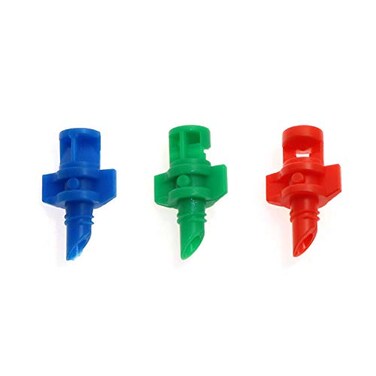 Maxmoral 60pcs Water Spray Misting Sprinkler Nozzle 90180360 Degree Micro Garden Water Spray Misting Nozzle Sprinkler Sprayer Lawn Irrigation Kit