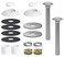 ArcViar Diving Board Bolt Kit Diving Board Mounting Kit for Two Hole Residential Pool Diving Board Diving Board Bolts Kit Compatible Diving Boards for Inground Pools