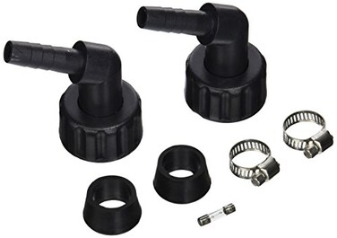 ACTIVEAQUA AACHF1 AACH10 12 Chiller Fitting Kit Black