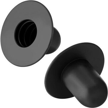 Bigmeta 2 Pcs Pool Pump Filter Hole Plugs for Above Ground Pool Compatible with Intex Coleman Bestway PoolsBlack