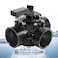 Bzsunway 3Port 2 to 25 Diverter Valve with PVC Pipe Compatible with Ground Pool Tub Spa System Replacement Part for 263028 Work with 225 Pipes