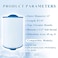 Chryseos Spa Filter Compatible with 6CH940 FC0359 PWW50P3 1 12 Coarse Thread 8170050 25252 03FIL1400 SAE Thread 45 sqft 2 Pack