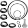 Dimakung Sand Filter Pump Seal Gasket Parts Replacement Repair Set Compatible with Intex Sand Filter Pumps Air Release Valve ORings Black