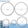 Dimakung Sand Filter Pump Seal Gasket Parts Replacement Repair Set Compatible with Intex Sand Filter Pumps Air Release Valve ORings Black