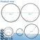 Dimakung Sand Filter Pump Seal Gasket Parts Replacement Repair Set Compatible with Intex Sand Filter Pumps Air Release Valve ORings Black