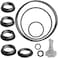 Dimakung Sand Filter Pump Seal Gasket Parts Replacement Repair Set Compatible with Intex Sand Filter Pumps Air Release Valve ORings Black