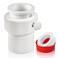 FANOVO Upgraded Pool Umbrella Pole Stabilizer Sleeve Adapter Fits 15 135 Poles for Waterways AquaStar Baja SingleThreaded Pool Deck Sleeves AntiTilt AntiSpin White PCABS