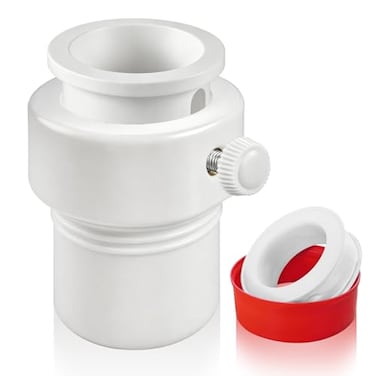 FANOVO Upgraded Pool Umbrella Pole Stabilizer Sleeve Adapter Fits 15 135 Poles for Waterways AquaStar Baja SingleThreaded Pool Deck Sleeves AntiTilt AntiSpin White PCABS