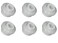 MAKHOON 34 Directional Flow Eyeball Inlet Jet for Compatible with Hayward SP1419D with 112 MIP Threa White Opening Hydrostream Return Jet Replacement Part6 Pack