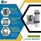 Nsxc 2Pcs Swimming Pool Pipe Holders Above Ground Plunger Valves Bracket Pool Accessories Designed to Fit On Bestway Intex Hecht and Other Major Pool Brands