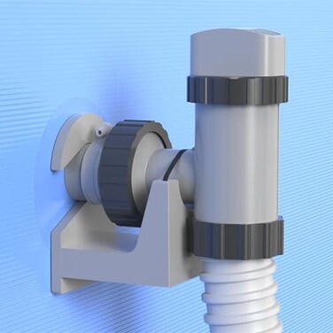 Nsxc 2Pcs Swimming Pool Pipe Holders Above Ground Plunger Valves Bracket Pool Accessories Designed to Fit On Bestway Intex Hecht and Other Major Pool Brands