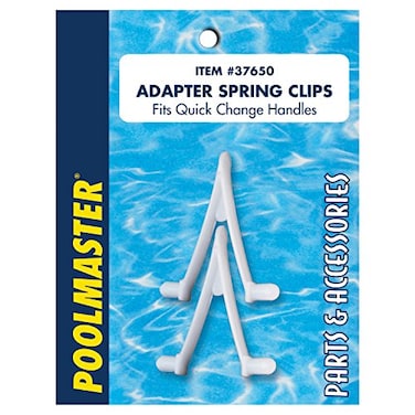 Poolmaster 37650 Swimming Pool Maintenance Adapter Spring V Clips for Pool Poles and Pool Cleaning Tools Set of 2