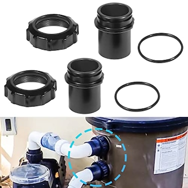 Sunluway DE2400PAK2CS 2Inch Filter Plumbing Kit Replacement Parts for Hayward Swim Clear C2020 C2025 C3020 C3025 C4020 C4025 C5020 C5025 C7000 C7020 C7025 Super Star Clear C2000C5500