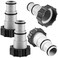 Tooetoy 4 Pack Hose Adapter A with Collar Replacement Part for Intex Above Ground Pools Ideal for Threaded Connection PumpConverts 15 125 Hoses
