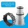 Tooetoy 4 Pack Hose Adapter A with Collar Replacement Part for Intex Above Ground Pools Ideal for Threaded Connection PumpConverts 15 125 Hoses