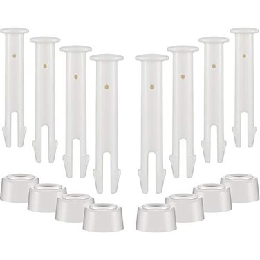Shappy 12 Pcs Plastic Pool Joint Pins with Seals Summer Pool Parts Clips for Above Ground Swimming Pools Replacement Parts 236 Inch