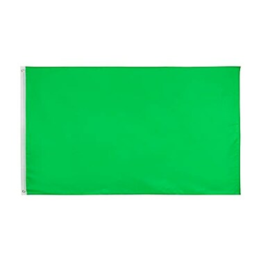 ANJOR 3x5 Foot Solid Green Flag Plain Green Flags