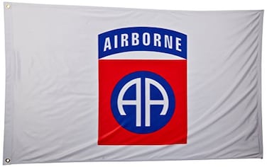 US Flag 82nd Airborne Super Knit Polyester Flag 3ft x 5ft Officially Licensed Product of The US Army