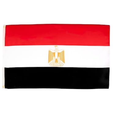 AZ FLAG Egypt Flag 3x5 Ft Light Polyester Egyptian Banner with Two Brass Eyelets Fade Resistant Vivid Colors 3 x 5 Feet 150x90 Cm