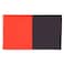 AZ FLAG Half Red And Black Flag 2x3 Ft 100D Polyester Two Colors Banner with Two Metal Grommets Fade Resistant Vivid Colors 2 x 3 Feet 90x60 Cm