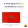 AZ FLAG Morocco Flag 2x3 Ft 100D Polyester Moroccan Banner with Two Metal Grommets Fade Resistant Vivid Colors 2 x 3 Feet 90x60 Cm