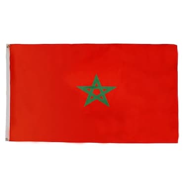 AZ FLAG Morocco Flag 2x3 Ft 100D Polyester Moroccan Banner with Two Metal Grommets Fade Resistant Vivid Colors 2 x 3 Feet 90x60 Cm