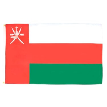 AZ FLAG Oman Flag 2x3 Ft 100D Polyester Omani Banner with Two Metal Grommets Fade Resistant Vivid Colors 2 x 3 Feet 90x60 Cm