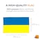 AZ FLAG Ukraine Flag 2x3 Ft Light Polyester Ukrainian Banner with Two Brass Eyelets Fade Resistant Vivid Colors 2 x 3 Feet 90x60 Cm