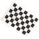 AZ FLAG Checkered Black and white Flag 18 x 12 cords Car race SMALL flags 30 x 45cm Banner 18x12 in