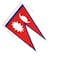 AZ FLAG Nepal Flag 18 x 12 cords Nepalese SMALL flags 30 x 45cm Banner 18x12 in