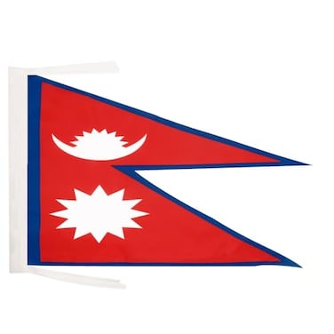 AZ FLAG Nepal Flag 18 x 12 cords Nepalese SMALL flags 30 x 45cm Banner 18x12 in