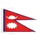 AZ FLAG Nepal Flag 18 x 12 cords Nepalese SMALL flags 30 x 45cm Banner 18x12 in