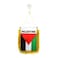 AZ FLAG Palestine mini Banner 6 x 4 Palestinian PENNANT 15 x 10 cm mini Banners 4x6 inch suction cup hanger