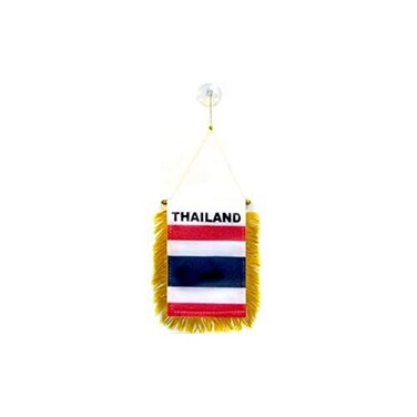 AZ FLAG Thailand mini Banner 6 x 4 Thai PENNANT 15 x 10 cm mini Banners 4x6 inch suction cup hanger
