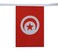 AZ FLAG Tunisia 4 meters BUNTING Flag 20 flags 6 x 4 Tunisian STRING flags 10 x 15 cm