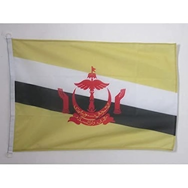 AZ FLAG Brunei NAUTICAL Flag 18 x 12 Bruneian flags 30 x 45 cm Banner 12x18 in for boat