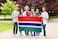 DANF FLAG DANF Gambia Flag 3x5 Ft Thick Polyester Fade Resistant Brass Grommets Canvas Header Gambian National Flags with 3 X 5 Feet