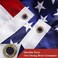 G128 American USA US Flag 4x6 ft Deluxe Embroidered Stars Sewn Stripes Brass Grommets Back to School Decor