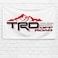 FOMSTOREG TRD Off Road Truck Flag Banner 3x5 FT Racing Development Car Logo Show Your Support for TRD Racing Durable Indoor or Outdoor 2 Grommets