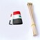 TSMD Republic of Syria Flag Syrian Arab Small Mini Hand Held Flags5x8 Inch12 Pack