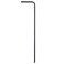 Flowtron SP200 Security Lantern Pole 10 Ft Adjustable 3Section Steel Pole with 14 Extension Arm AntiTheft Lock Fits BK15 BK40 BK80 Bug Zappers