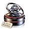 eaonitu Solar Dashboard Spinner Sun Powered Kinetic Car Decoration Diffuser Space Theme Automotive Accessories Spring Birthday Gift Exchange Fragrance Aroma Cores Sold Separately Solarium Black
