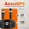 AccuGPS Vehicle Dash Cam 4pin Video Extension Cord 30ft with Aeronautic Adapter for Backup Camera and AI Video Systems Car Accessories Compatible with RVs Cars Trucks and Wireless Dash Cams