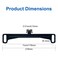 VOJKOREL Universal Car Rear View Camera License Plate Bracket Backup Camera License Plate Mount Rearview Camera Mount Bracket 02