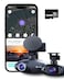 Nexar Pro Dual Dash Cam 1 Year App Subscription Included Unlimited Cloud Storage Drive Recordings Parking Mode Night Vision All Inside The App WiFi HD Front Dash Cam 256 GB SD