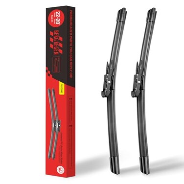 BERG REGEN 2220 Silicone Windshield Wiper Blades Replacement for Ford Mustang 2021 2020 2019 2018 2017 2016 2015 2014 20132007 Lincoln MKZ 20202013 OEM Quality Wiper BladesPinch Tab Set of 2